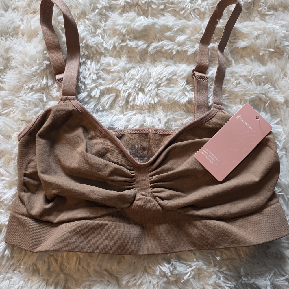 Feelingirl Brown Bra NWT